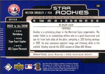 2000 Upper Deck #282 Milton Bradley Back