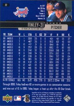 2000 Upper Deck #32 Chuck Finley Back