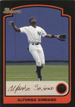 2003 Bowman - Gold #121 Alfonso Soriano Front