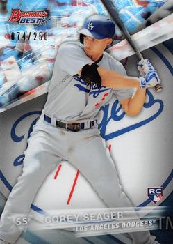 2016 Bowman's Best - Blue Refractor #25 Corey Seager Front