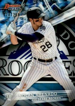 2016 Bowman's Best - Blue Refractor #33 Nolan Arenado Front