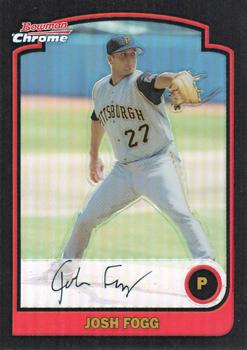 2003 Bowman Chrome - Refractors #150 Josh Fogg Front