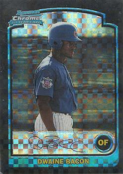 2003 Bowman Chrome - Refractors #175 Dwaine Bacon Front