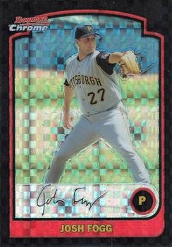 2003 Bowman Chrome - X-Fractors #150 Josh Fogg Front