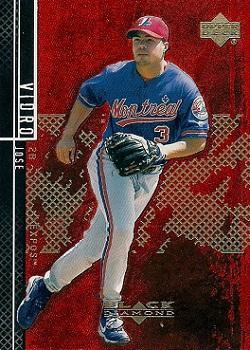 2000 Upper Deck Black Diamond Rookie Edition #64 Jose Vidro Front