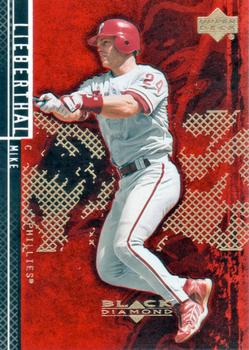 2000 Upper Deck Black Diamond Rookie Edition #80 Mike Lieberthal Front