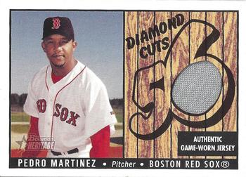 2003 Bowman Heritage - Diamond Cuts Relics #DC-PM Pedro Martinez Front