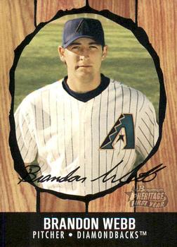 2003 Bowman Heritage - Facsimile Signature #184 Brandon Webb Front