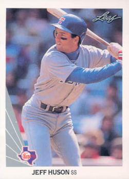 1990 Leaf #285 Jeff Huson Front