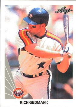 1990 Leaf #478 Rich Gedman Front