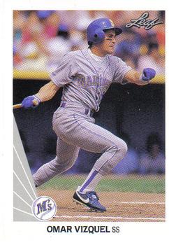 1990 Leaf #88 Omar Vizquel Front