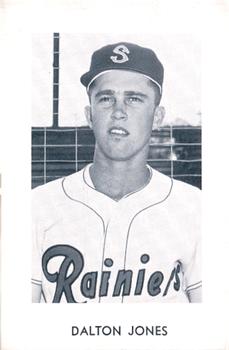 1963 Seattle Rainiers Popcorn #NNO Dalton Jones Front