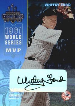2003 Donruss Champions - Autographs #180 Whitey Ford Front