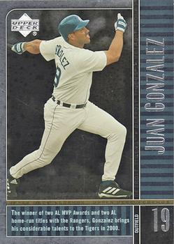 2000 Upper Deck Legends #82 Juan Gonzalez Front