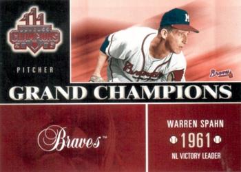 2003 Donruss Champions - Grand Champions #GC-14 Warren Spahn Front