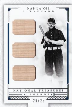 2016 Panini National Treasures - Legends Trios #LT-NL Nap Lajoie Front