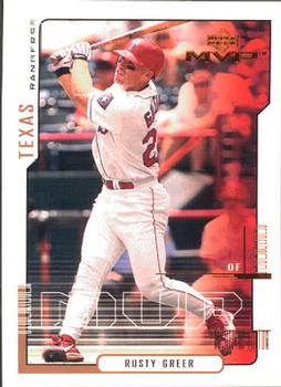 2000 Upper Deck MVP #168 Rusty Greer Front