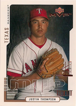 2000 Upper Deck MVP #172 Justin Thompson Front