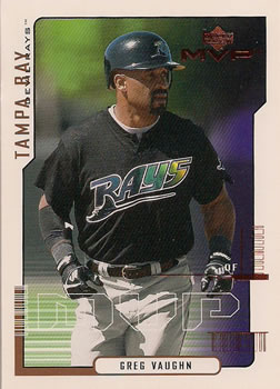 2000 Upper Deck MVP #76 Greg Vaughn Front