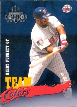 2003 Donruss Champions - Team Colors #TC-11 Kirby Puckett Front