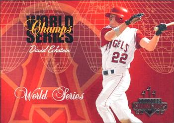 2003 Donruss Champions - World Series Champs #WSC-5 David Eckstein Front