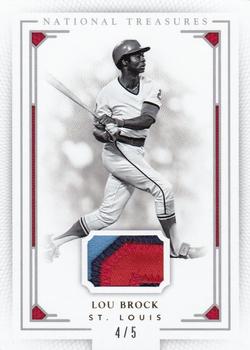 2016 Panini National Treasures - Prime #40 Lou Brock Front