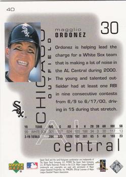 2000 Upper Deck Pros & Prospects #40 Magglio Ordonez Back