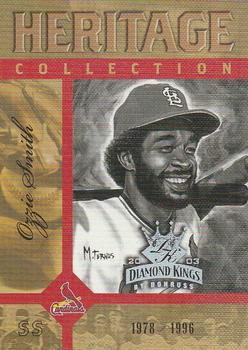 2003 Donruss Diamond Kings - Heritage Collection #HC-1 Ozzie Smith Front