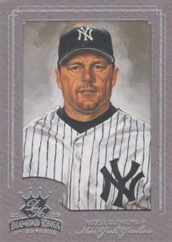 2003 Donruss Diamond Kings - Framed Gray (Silver Foil) #41 Roger Clemens Front