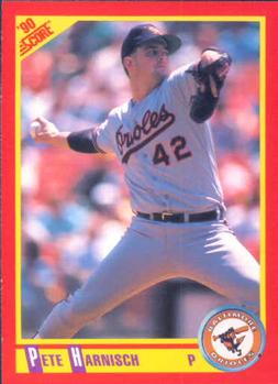 1990 Score #355 Pete Harnisch Front