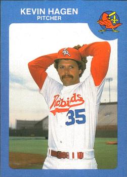 1985 Riley's Sports Gallery Louisville Redbirds #7 Kevin Hagen Front
