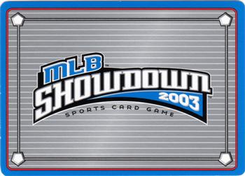 2003 MLB Showdown - ShowdownStars Promos #P21 Olmedo Saenz Back