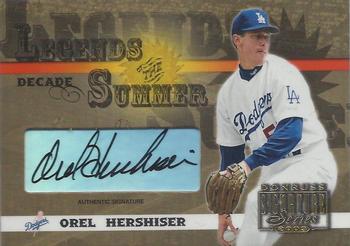 2003 Donruss Signature - Legends of Summer Autographs Decade #LS-33 Orel Hershiser Front