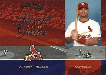 2003 Donruss Studio - Spirit of the Game #SG-34 Albert Pujols Front