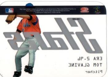 2003 Donruss Studio - Stars #SS-44 Tom Glavine Back