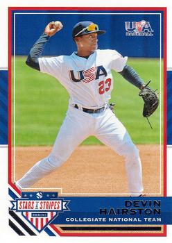 2017 Panini USA Baseball Stars & Stripes #12 Devin Hairston Front