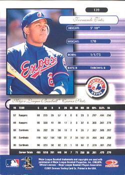 2001 Donruss Elite #139 Fernando Tatis Back