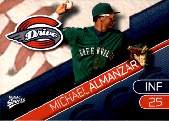 2010 MultiAd Greenville Drive #7 Michael Almanzar Front