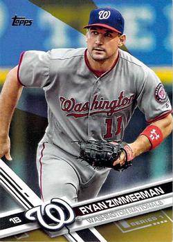 2017 Topps - Gold #168 Ryan Zimmerman Front