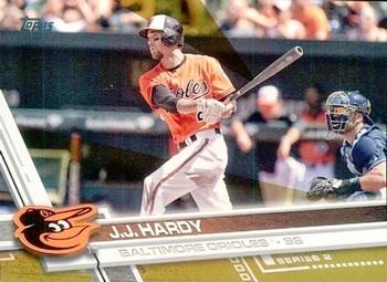 2017 Topps - Gold #529 J.J. Hardy Front