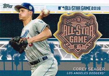 2017 Topps - MLB All-Star Team Medallion Relics #MLBAS-CSE Corey Seager Front