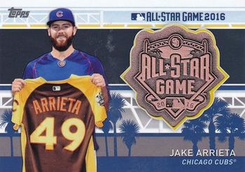 2017 Topps - MLB All-Star Team Medallion Relics #MLBAS-JAR Jake Arrieta Front