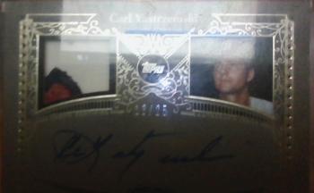 2017 Topps - Reverence Autograph Patch Relics #TAP-CY Carl Yastrzemski Front