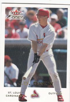 2001 Fleer Focus #196 J.D. Drew Front