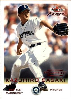2001 Fleer Focus #227 Kazuhiro Sasaki Front