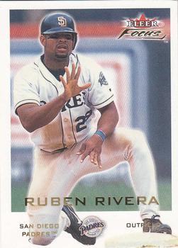 2001 Fleer Focus #46 Ruben Rivera Front