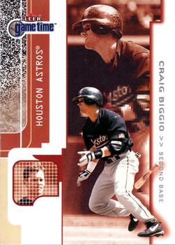 2001 Fleer Game Time #7 Craig Biggio Front