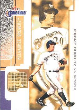 2001 Fleer Game Time #83 Jeromy Burnitz Front