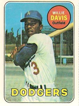 1982 Dover Publications Reprints National League #65 Willie Davis Front