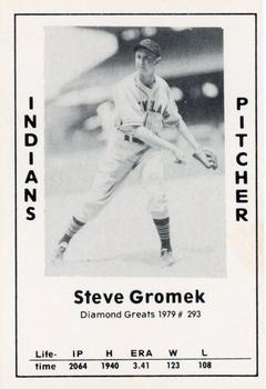1979 TCMA Diamond Greats #293 Steve Gromek Front